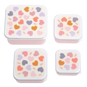 Set Cajas Almuerzo Corazones - A Little Lovely Company