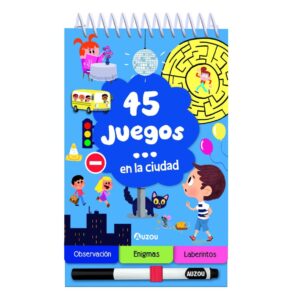 45 Juegos en la Ciudad - Auzou