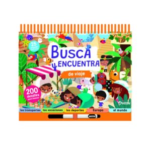 Libro Espiral de Actividades Busca y Encuentra De Viaje - Auzou
