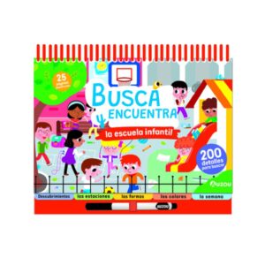 Libro Espiral de Actividades Busca y Encuentra La Escuela Infantil - Auzou