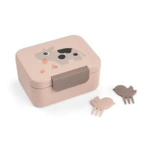 Caja Almuerzo Snack Tiny Farm Rosa - Done By Deer