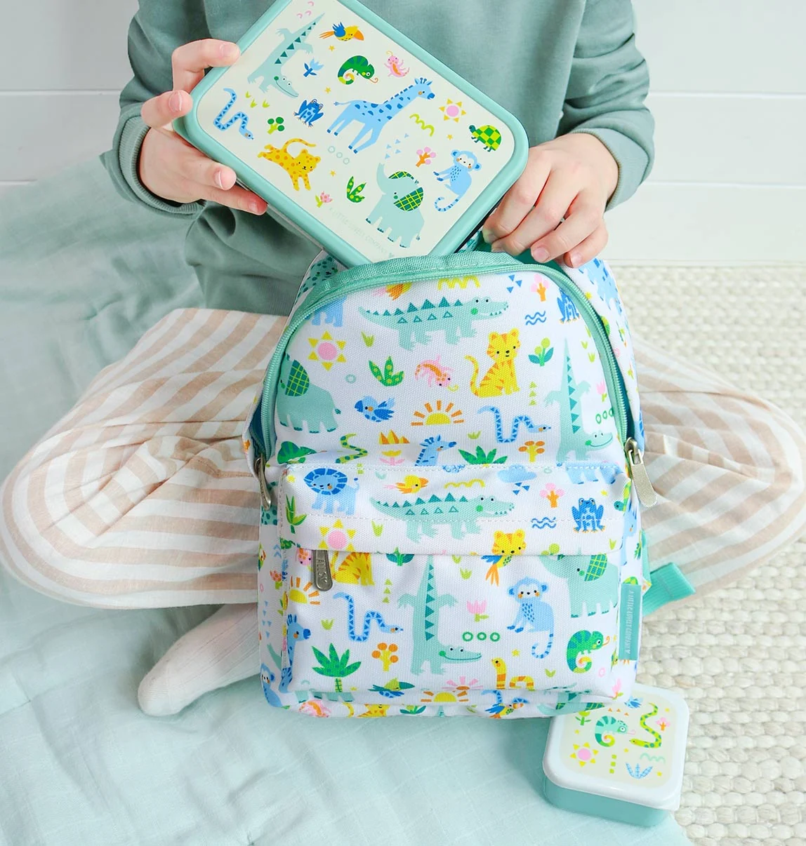 Mochila Infantil Jungla - A Little Lovely Company - Imagen 5