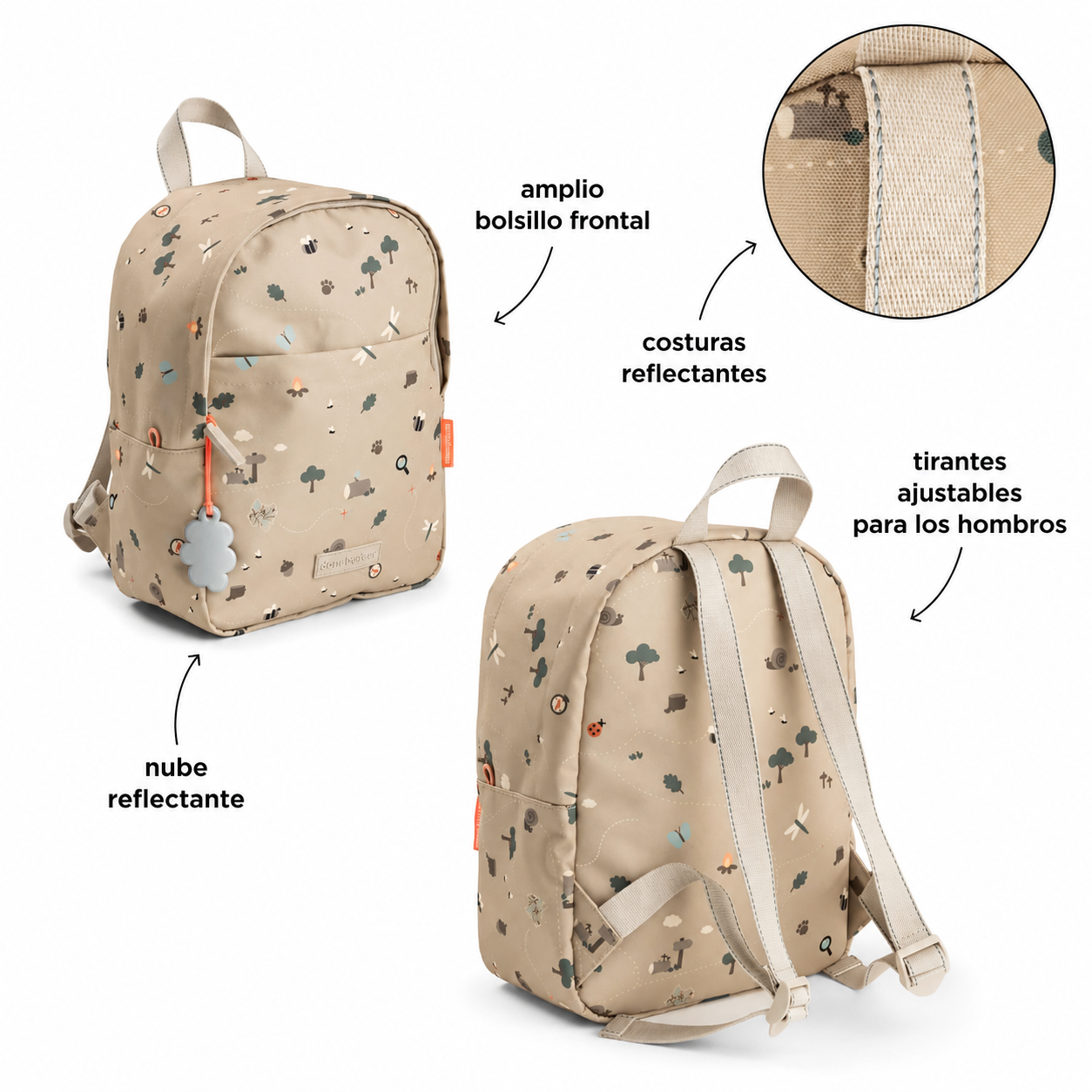 Mochila Infantil Tiny Trails Arena 7,5L - Done By Deer - Imagen 5