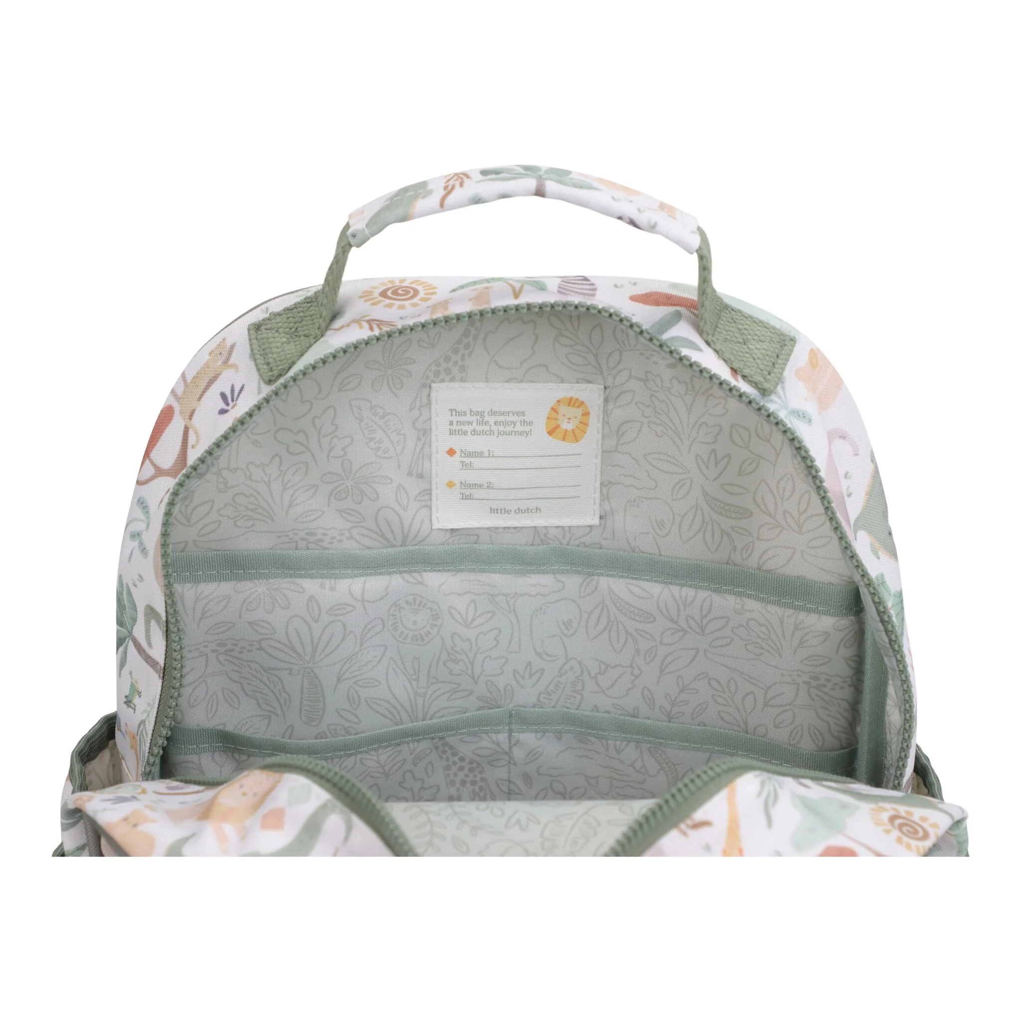 Mochila Safari Friends Grande - Little Dutch - Imagen 3