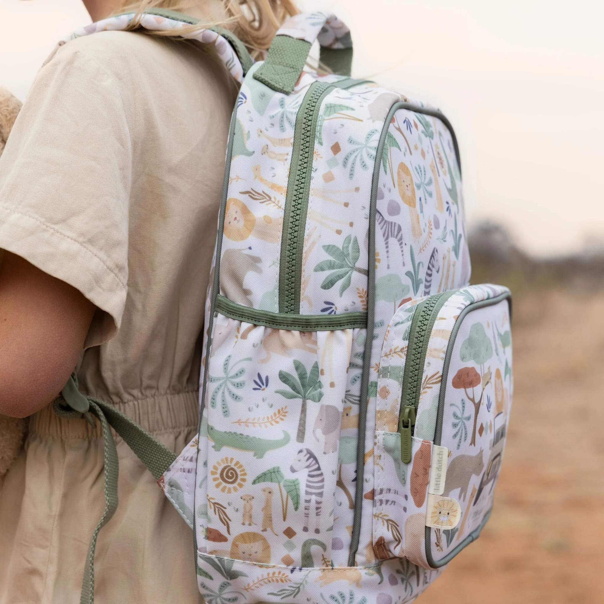Mochila Safari Friends Grande - Little Dutch - Imagen 6